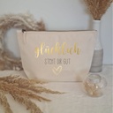 Kosmetiktasche Glücklich