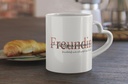 Tasse Freundin mit Herzgriff