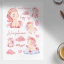 Bügelbild Einhorn