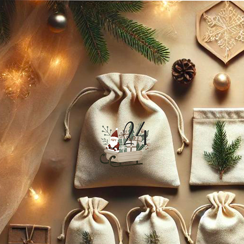 Bügelbild Adventskalender Design 2
