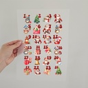 Bügelbild Adventskalender Design 3