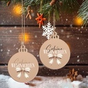 Holz Christbaumanhänger Lieblings...