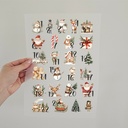 Bügelbild Adventskalender Design 4